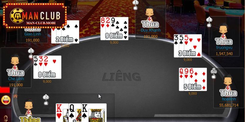 Liêng là game bài đặc sắc tại ManClub Liêng là game bài đặc sắc tại ManClub