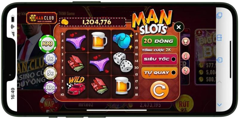 slot game Chọn payline muốn kích hoạt và quay để bắt đầu